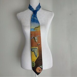 VTG Ralph Marlin “Salvador Dali Time Warp” Tie 1994 — Art / Novelty Piece